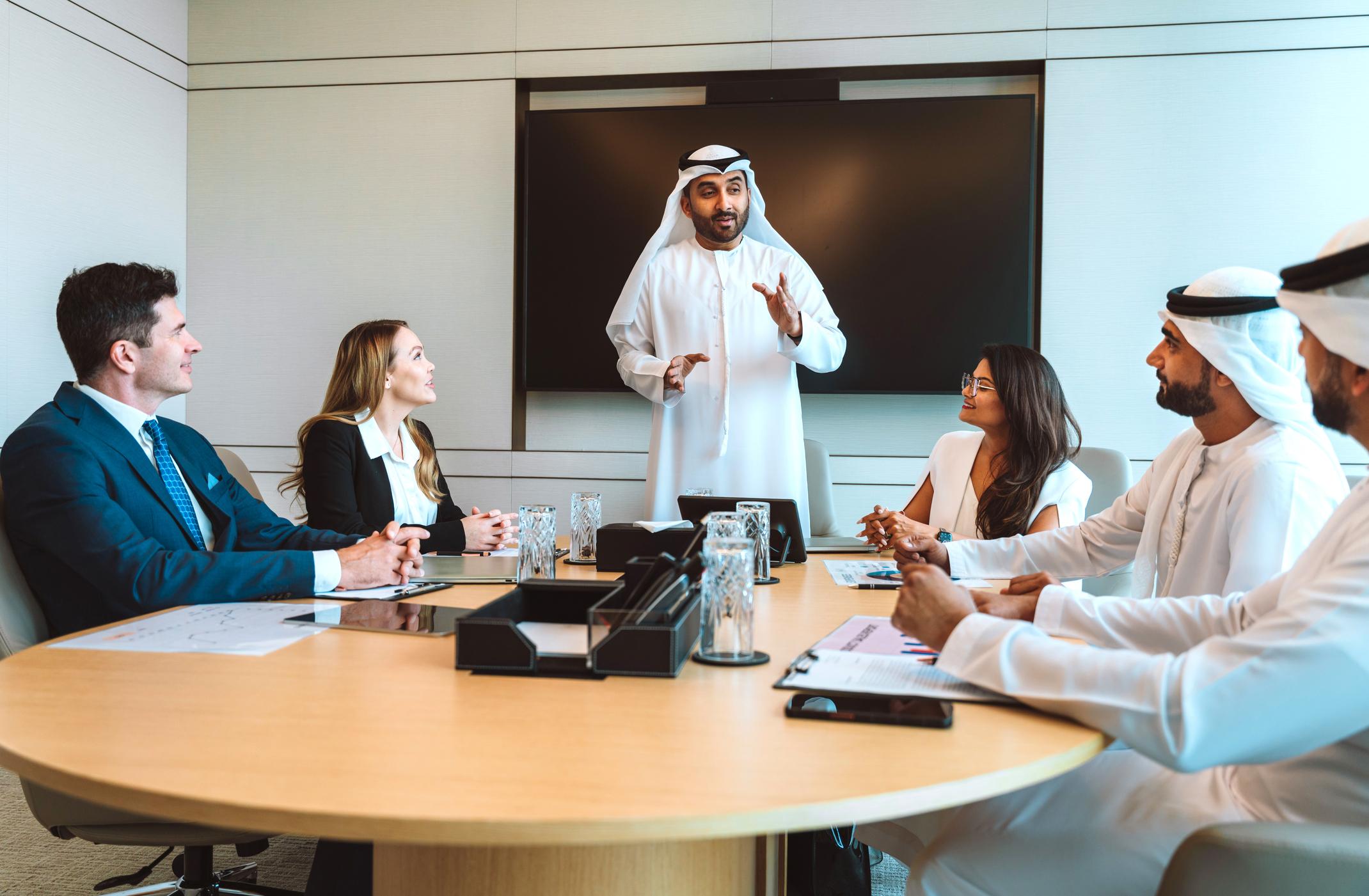 Business Transformation Middle East leaders developing strategies for resilience, innovation, and sustainable growth.